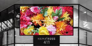 【長崎県長崎市】ハマクロス411屋内型LEDビジョン導入事例（MIFシリーズ）